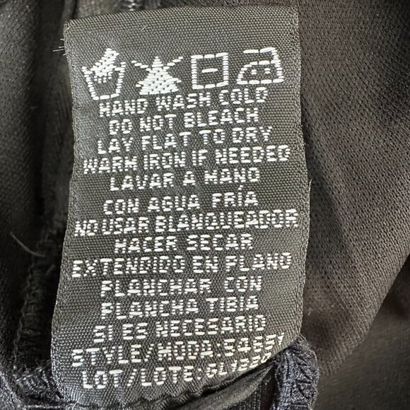 Ronni Nicole Babydoll Mini Dress Size 14 Black Lace Whimsigoth Fairy - Picture 11 of 11